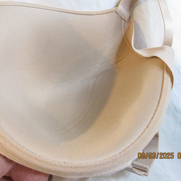 FELINA UNIQUE CROSS IN BACK BEIGE BRA SIZE 38DDD - Picture 4 of 10